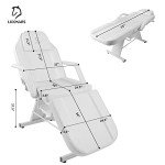 LUXMARS Adjustable Facial & Massage Chair - White