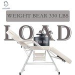 LUXMARS Adjustable Facial & Massage Chair - White