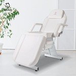 LUXMARS Adjustable Facial & Massage Chair - White