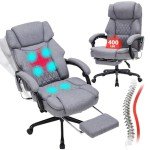 Ergonomic Heat & Vibration Massage Office Chair