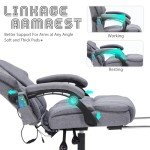 Ergonomic Heat & Vibration Massage Office Chair