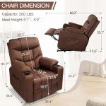 Esright Electric Lift Recliner with Massage & Heat