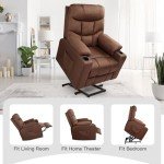 Esright Electric Lift Recliner with Massage & Heat