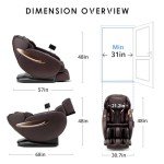 MYNTA Full Body Shiatsu Zero Gravity Massage Chair