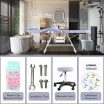 Adjustable Facial and Tattoo Chair with Stool