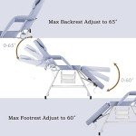 Adjustable Facial and Tattoo Chair with Stool