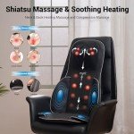 Mynt 3D Shiatsu Neck and Back Massager Pad