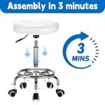 Adjustable 360° Rolling Massage Stool Chair