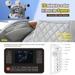KTENTITO Full Body Luxury Massage Chair - White/Grey