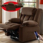 Three Motor Power Lift Recliner Chair with Massage