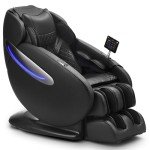 MYNTA Full Body Shiatsu Massage Chair - Black