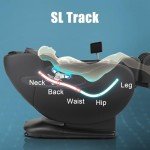 MYNTA Full Body Shiatsu Massage Chair - Black