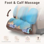 MYNTA 2025 Brown Full Body Shiatsu Massage Chair