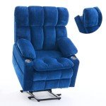 Dual Motor Electric Lift Recliner with Massage