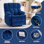 Dual Motor Electric Lift Recliner with Massage