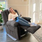 FLEXISPOT Massage Rocker Recliner Chair with Heat