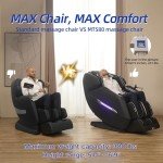 MassaMAX MT580 4D Massage Chair for Big & Tall