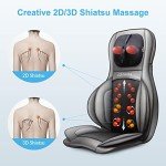 Comfier Shiatsu Neck and Back Massager Pad
