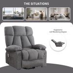 Oversized Massage Lift Recliner Chair for Elderly