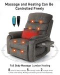 Power Lift Recliner with Massage and Heat