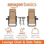 Adjustable Zero Gravity Lounge Chair with Table