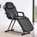 Adjustable 3-Section Massage Bed for Professionals