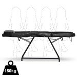 Adjustable 3-Section Massage Bed for Professionals