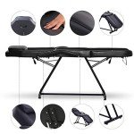 Adjustable 3-Section Massage Bed for Professionals