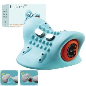 Hugterra Portable Neck and Back Massage Pillow