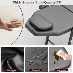 Portable Adjustable Folding Massage Table - Black