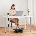 Adjustable Under Desk Massage Footrest for Comfort
