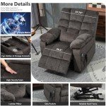 Triple Motor Zero Gravity Recliner with Massage