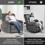 Dual Motor Power Lift Recliner with Massage and Heat