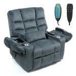Triple Motor Zero Gravity Lift Massage Recliner Chair