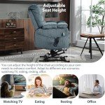 Triple Motor Zero Gravity Lift Massage Recliner Chair