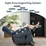 Triple Motor Zero Gravity Lift Massage Recliner Chair