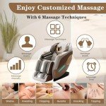 RESTREAL 4D Full Body Massage Chair with Heat