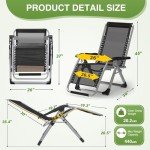 Suteck Zero Gravity Reclining Lounge Chair