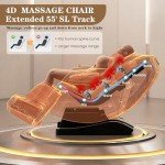 RESTREAL 4D Full Body Massage Chair with Heat