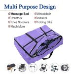 Compact Travel Bag for Massage Bed - Purple