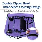 Compact Travel Bag for Massage Bed - Purple