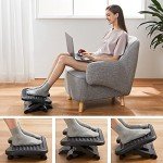 Adjustable Under Desk Massage Footrest for Comfort