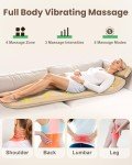 Full Body Massage Mat with Heat & Vibration