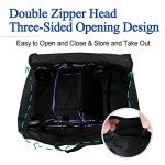 TOMMHANES Travel Bag for Massage Bed - Compact Black