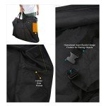 TOMMHANES Travel Bag for Massage Bed - Compact Black