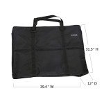 TOMMHANES Travel Bag for Massage Bed - Compact Black