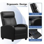 Furniwell Adjustable Massage Recliner Chair - Black