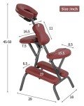 Portable Folding Massage Chair with Adjustable Height