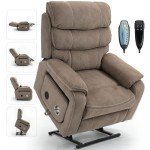 Large Heated Massage Recliner Chair for Elderly