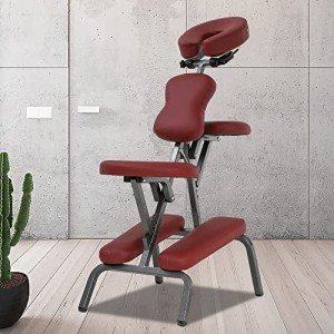 Portable Height Adjustable Massage Chair with Face Cradle